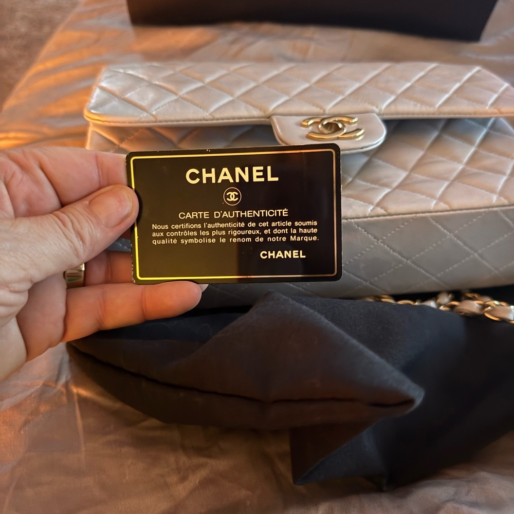 Chanel Baby Blue Quilted Bag - Picture 3 of 13